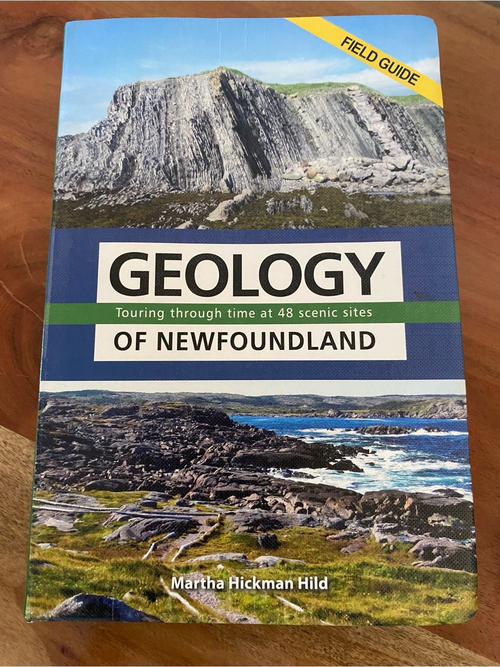 Geology of Newfoundland Field Guide - Green & Blue Cover